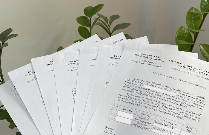 thủ tục l&agrave;m thẻ apec