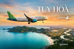 Xứ hoa vàng cỏ xanh đón bạn bằng vé máy bay Bamboo Airways đi Tuy Hoà cực yêu từ Vietnam Booking