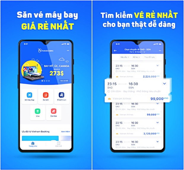 vé máy bay Đà Nẵng đi Đà Lạt Vietnam Airlines