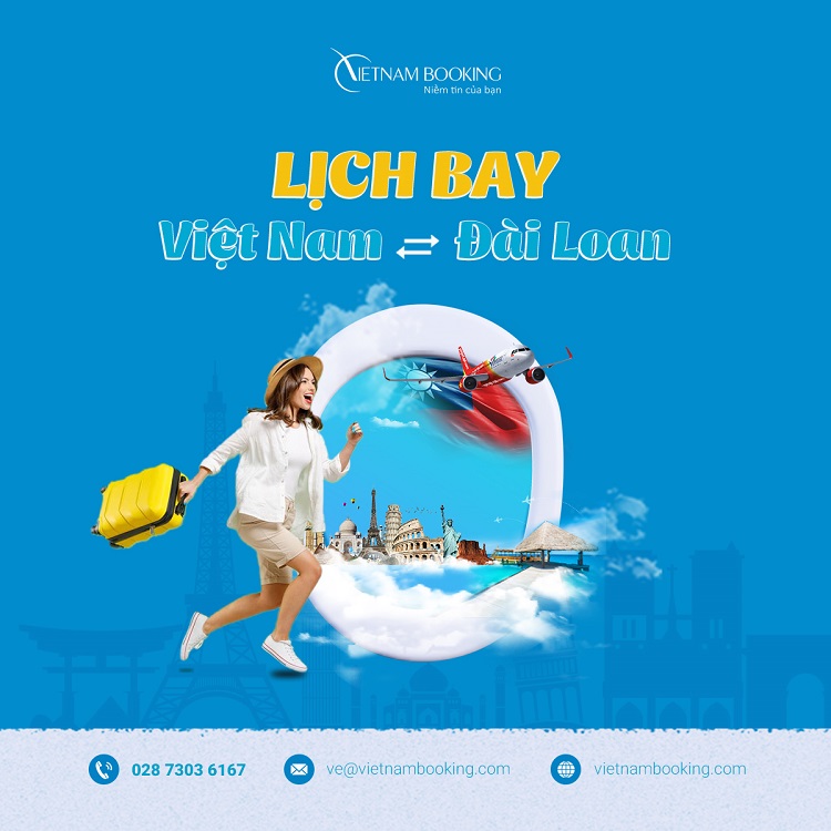 vé máy bay từ Đài Loan về Việt Nam