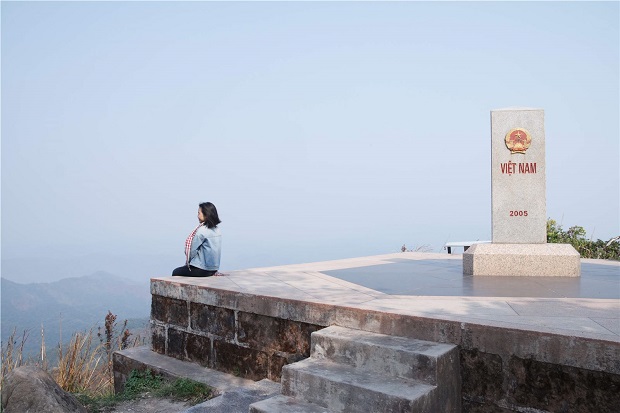 Cột mốc A Pa Chải thiêng liêng tại Điện Biên