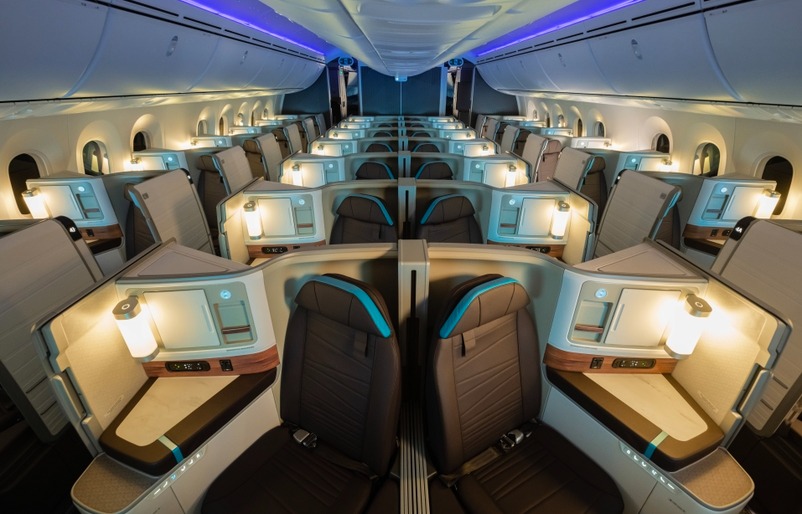 Hạng ghế Thương gia Hawaiian Airlines 