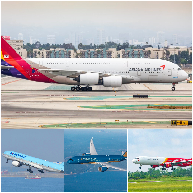 đặt vé máy bay từ Hàn Quốc về Việt Nam