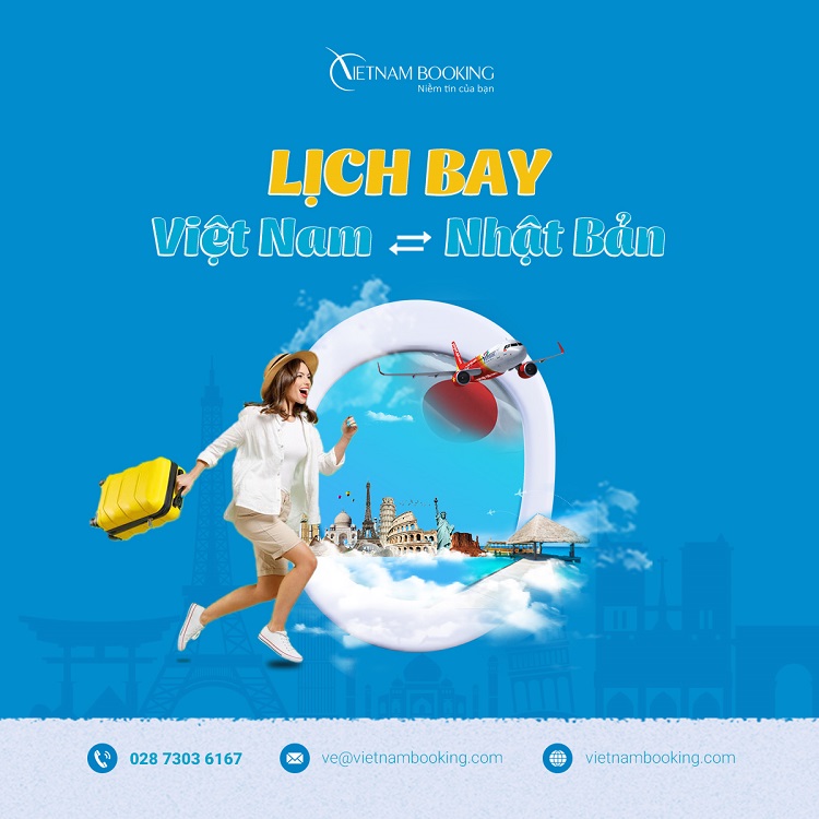 vé máy bay từ Nhật Bản về Việt Nam