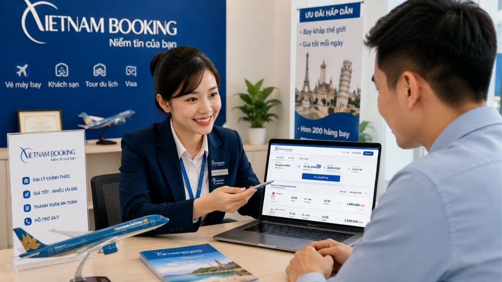 đặt v&eacute; Th&aacute;i Lan Việt Nam Vietnam Booking
