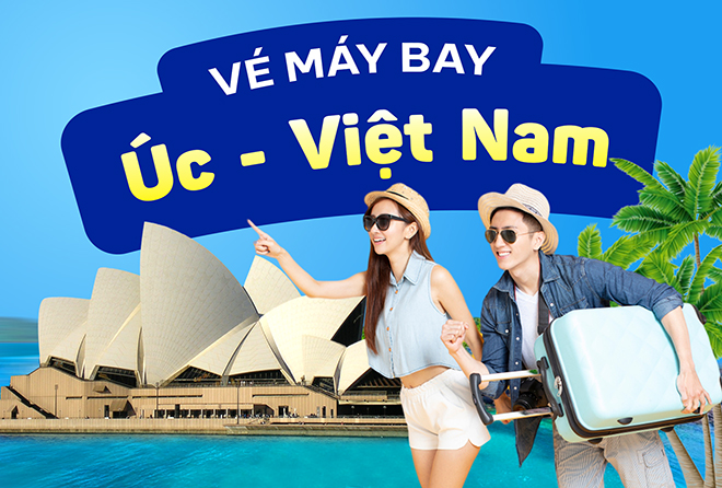 Vé máy bay từ Úc về Việt Nam – Cập nhật lịch bay hàng tháng