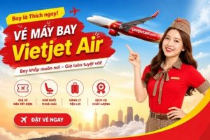Đại lý vé máy bay Vietjet Air uy tín chính thức | Vietnam Booking