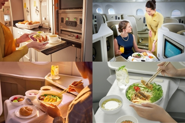 C&aacute;c tầng hương vị tinh t&uacute;y đang đợi bạn tr&ecirc;n chuyến bay c&ugrave;ng Vietnam Airlines