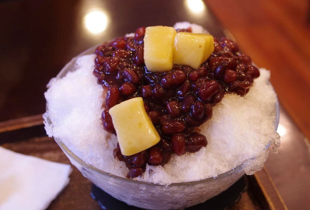 Ăn gì chơi gì ở Singapore - đá bào đậu đỏ