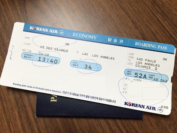 đổi vé Korean Air