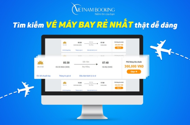 giá vé máy bay Sài Gòn đi Phú Quốc Vietnam Airlines