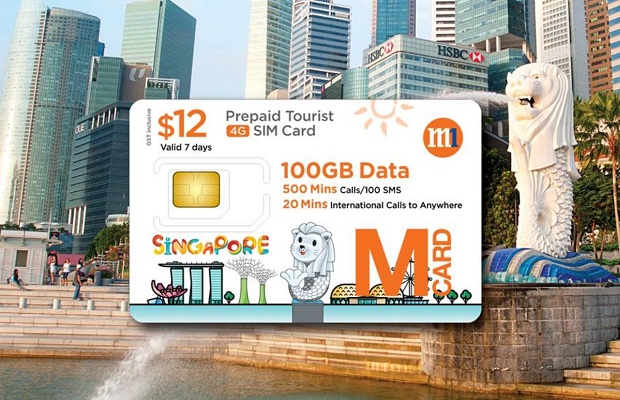 Sim 4G Singapore - Mạng M1