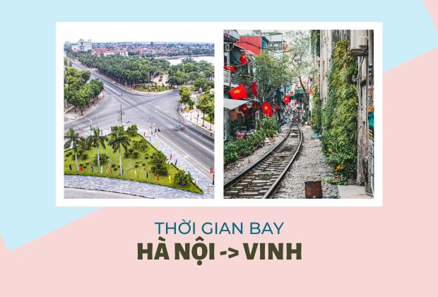 Thời gian bay từ Hà Nội đi Vinh 