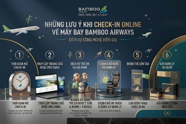 v&eacute; m&aacute;y bay Bamboo Airways đi S&agrave;i G&ograve;n quy tr&igrave;nh check-in online đ&atilde; được tối ưu h&oacute;a cực kỳ đơn giản 