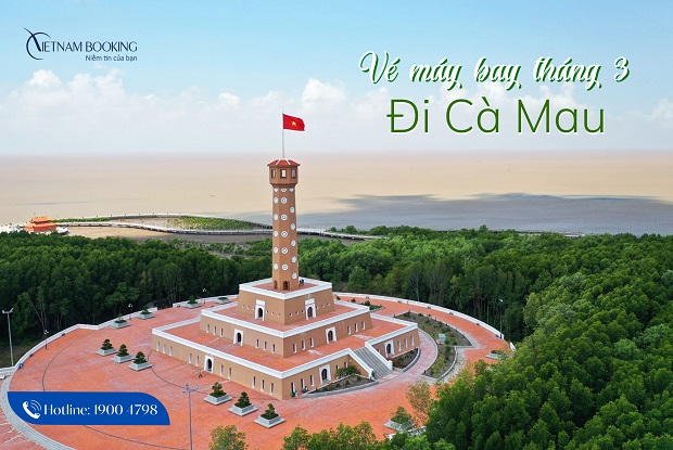 vé máy bay đi Cà Mau tháng 3