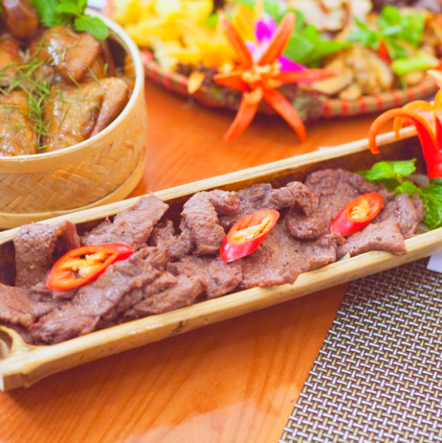 Bò nướng ống Pleiku