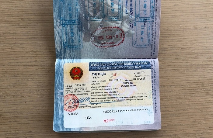 visa cho người nước ngoài ở việt nam