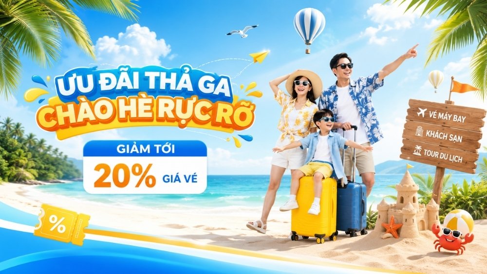 Ưu đ&atilde;i ch&agrave;o h&egrave; rực rỡ