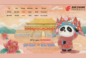 Air China khôi phục đường bay Sài Gòn – Bắc Kinh