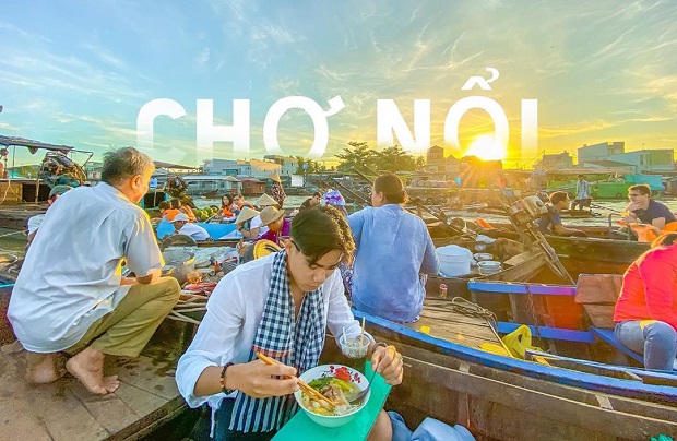 Các địa điểm du lịch trong nước - Chợ nổi Cái Răng