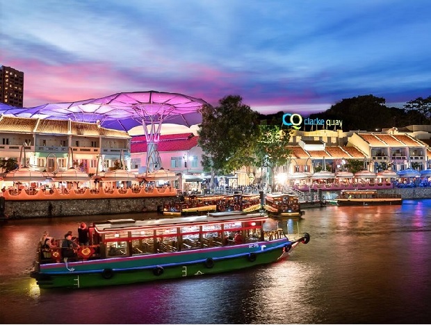 Đi du lịch Singapore có cần visa không - Clarke Quay