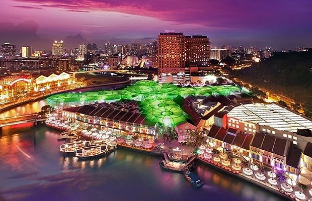 Du lịch Singapore ở đ&acirc;u - Khu Clarke Quay