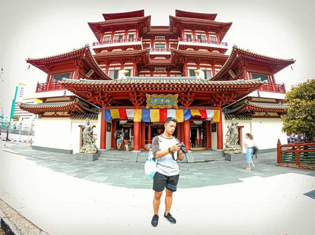 Du lịch Singapore review - Chùa Răng Phật