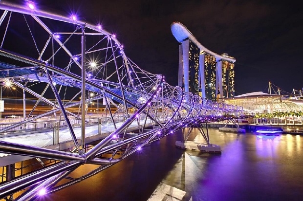 Du lịch tour Singapore - Cầu Helix