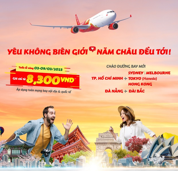 vé máy bay Vietjet Air khuyến mãi