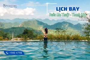 Lịch bay Buôn Ma Thuột đi Thanh Hóa cập nhật hôm nay