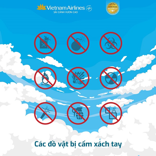 Những đồ không được mang lên máy bay Vietnam Airlines