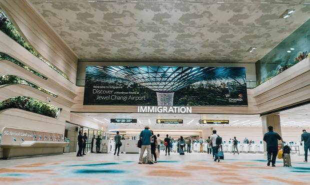 nhà ga T2 sân bay Changi