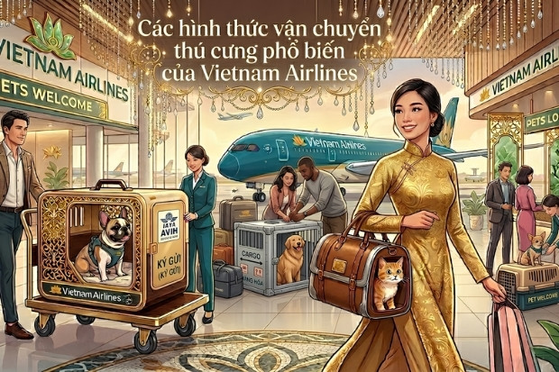 Việc lựa chọn h&igrave;nh thức mang th&uacute; cưng l&ecirc;n m&aacute;y bay Vietnam Airlines đ&uacute;ng đắn mang lại sự an t&acirc;m tuyệt đối cho chủ nh&acirc;n