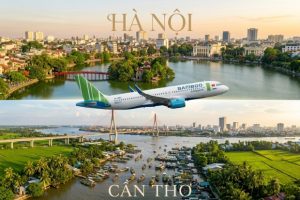 Mang nắng Hà Nội về với Ninh Kiều cùng vé máy bay Hà Nội đi Cần Thơ Bamboo Airways tại Vietnam Booking