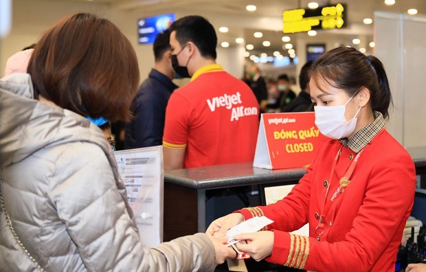 làm thủ tục Vietjet Air