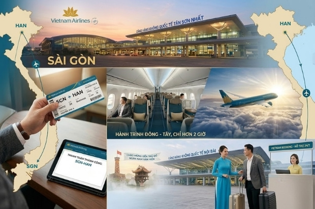 Chặng bay từ S&agrave;i G&ograve;n ra H&agrave; Nội l&agrave; tuyến đường bay bận rộn nhất Việt Nam
