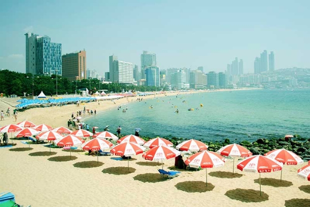 H&agrave;n Quốc c&oacute; mấy m&ugrave;a - B&atilde;i biển Haeundae.