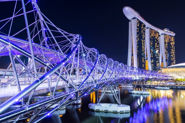 Cẩm nang du lịch Singapore - Cầu Helix độc đáo.
