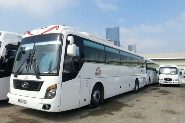 Thác Dải Yếm - xe khách