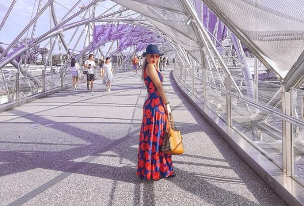 Tour du lịch Singapore từ Hà Nội - cầu Helix