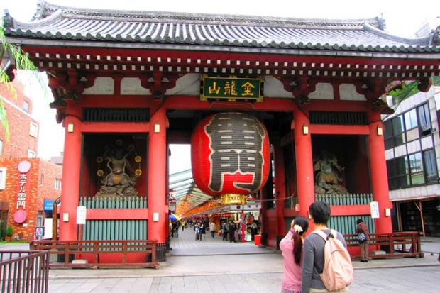 Trải nghiệm tại Nhật Bản - Chùa Sensoji.