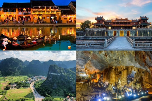 Tuyến điểm du lịch Việt Nam - điểm du lịch miền Trung