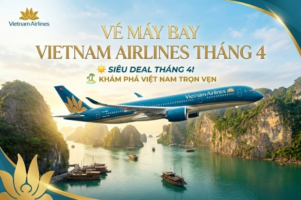 M&ugrave;a h&egrave; rực rỡ đ&atilde; g&otilde; cửa với v&eacute; m&aacute;y bay Vietnam Airlines th&aacute;ng 4