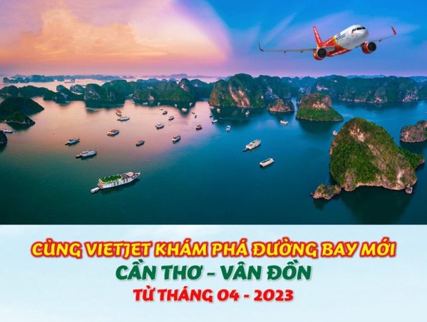 Vietjet Air  ch&iacute;nh thức khai th&aacute;c Cần Thơ - V&acirc;n Đồn