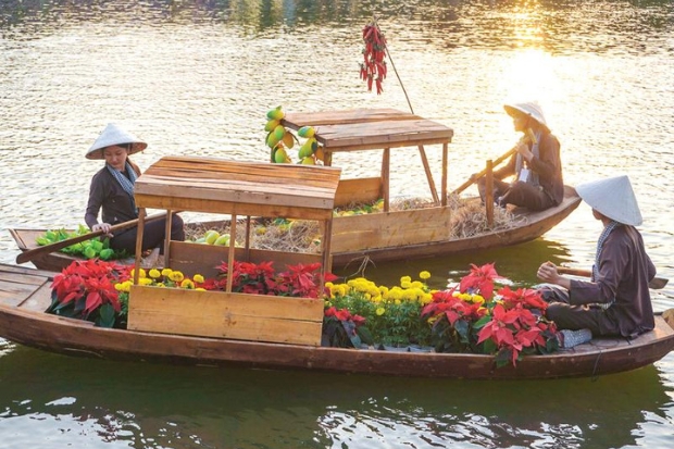 Khu du lịch Happy Land - Chợ nổi