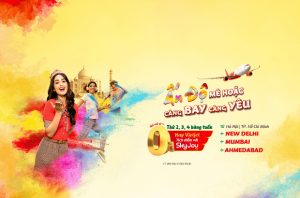 [HOT] – Bay Ấn Độ 0Đ cùng Vietjet Air