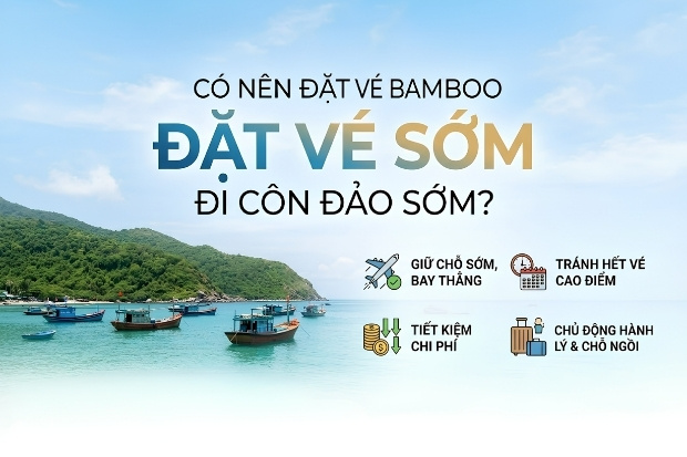 Săn v&eacute; m&aacute;y bay Bamboo Airways đi C&ocirc;n Đảo c&ugrave;ng BamBoo Airways