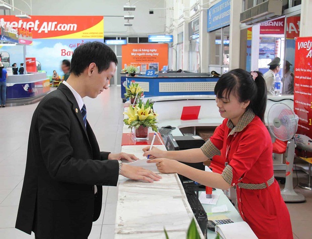 làm thủ tục Vietjet Air