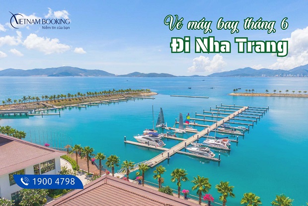 vé máy bay đi Nha Trang tháng 6