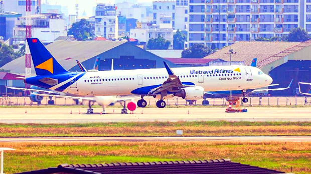  v&eacute; m&aacute;y bay  Vietravel Airlines th&aacute;ng 6